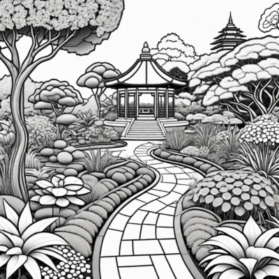 Garden of Banban 3 Coloring Book