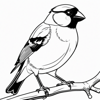 bullfinch coloring book