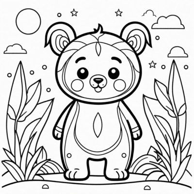 Huggy Wuggy Coloring Page to Print