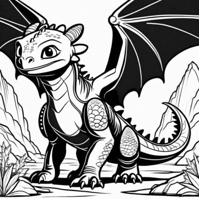 How to Train Your Dragon Coloring Book