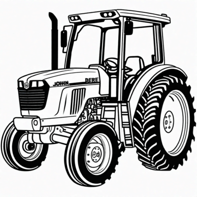 John Deere Coloring Page for Printing