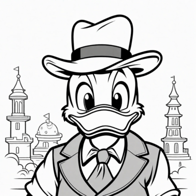 Donald Duck Coloring Book