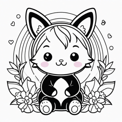 Kawaii Coloring Book