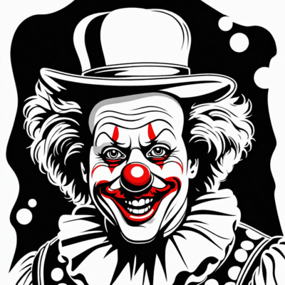 clown coloring pages