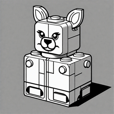 Lego Block Coloring Book