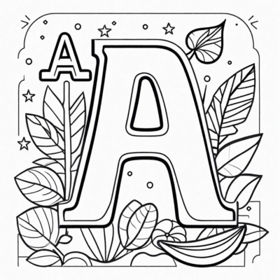 ABC Adventure Coloring Book