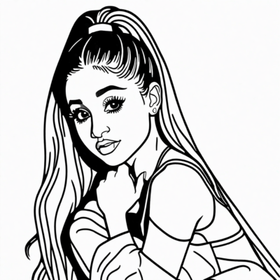 Ariana Grande Coloring Book