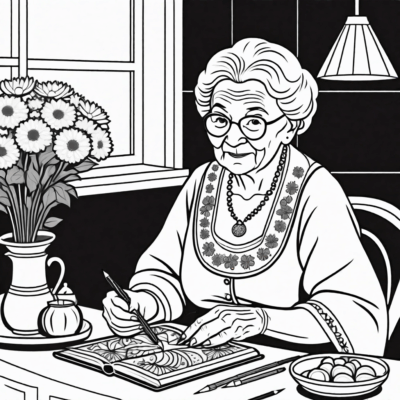 Grandma’s Coloring Book