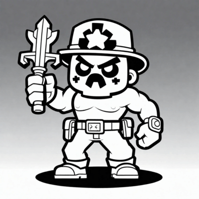 Brawl Stars Coloring Book for Printing