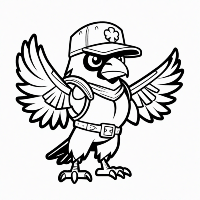 Brawl Stars Crow Coloring Book