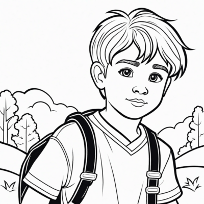 Boy’s Coloring Book