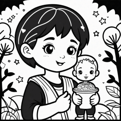 Children’s Day Coloring Book