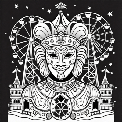 Carnival Coloring Book