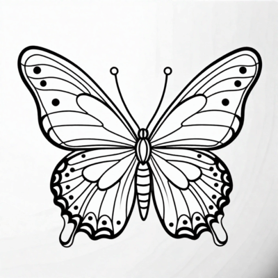butterfly coloring book