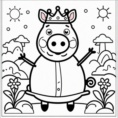 Peppa Coloring Pages to Print