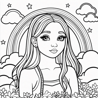 Rainbow High Coloring Book for Printing