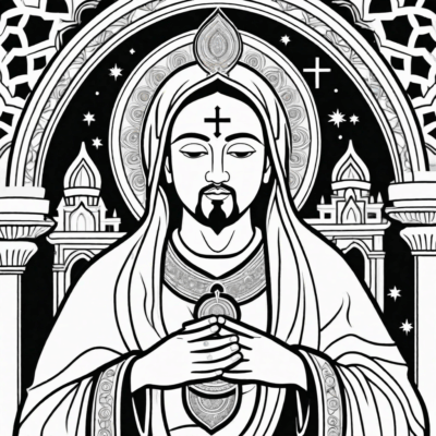 Religious Coloring Book