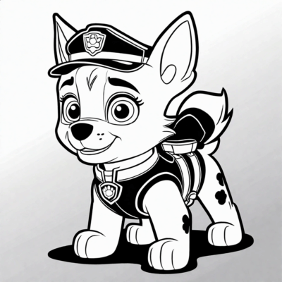 Skye Coloring Book Paw Patrol