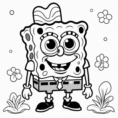 Spandzbob Coloring Book