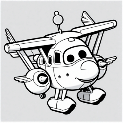 Super Wings Coloring Book