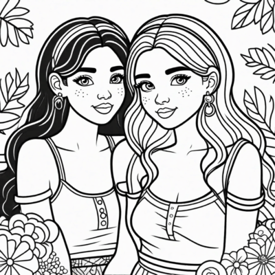 Friends Forever Coloring Book Vol. 2