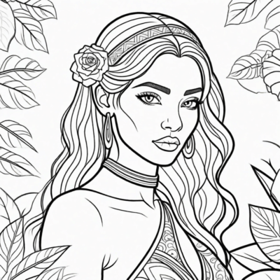 Human Coloring Pages