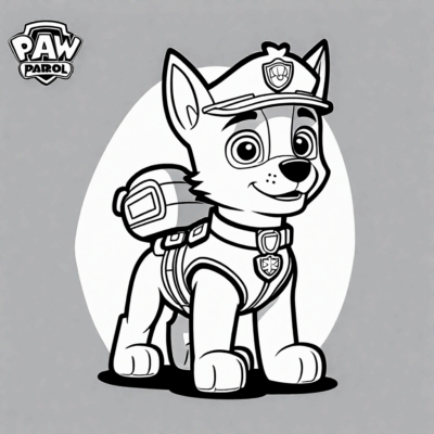 Paw Patrol Coloring Pages for Kids