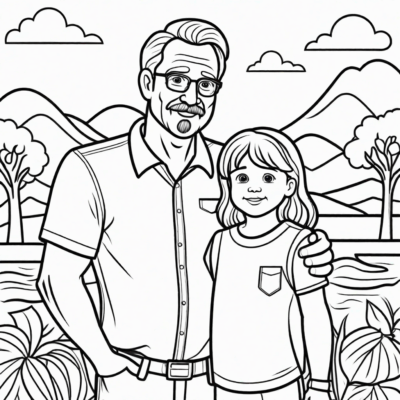 Coloring Pages for Dad