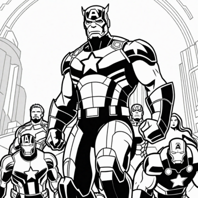 Avengers Coloring Pages for Print