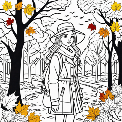 Autumn Coloring Pages to Print