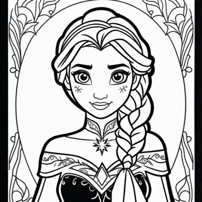 Frozen printable coloring pages