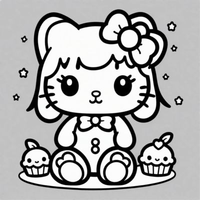 Sanrio Printable Coloring Pages
