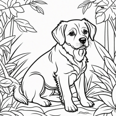 Printable Coloring Pages Animals Dogs