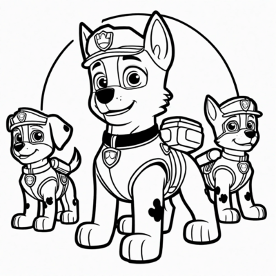 Paw Patrol Printable Coloring Sheets