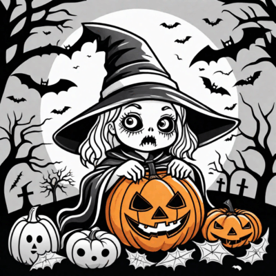 Halloween Scary Coloring Pages