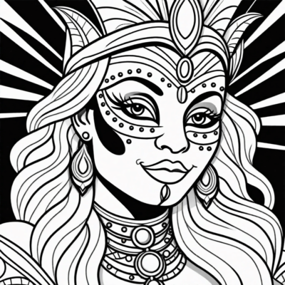 Carnival Coloring Pages