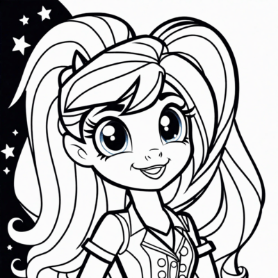 My Little Pony Equestria Girls Coloring Books