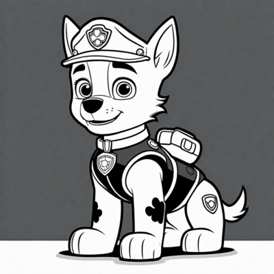 Online Paw Patrol Coloring Pages