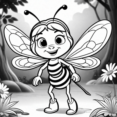 Maya the Bee Coloring Pages