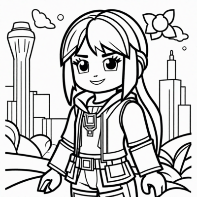Roblox Coloring Pages for Girls