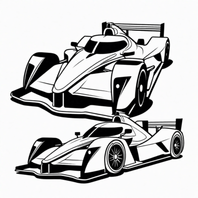 Racing Car Colorings