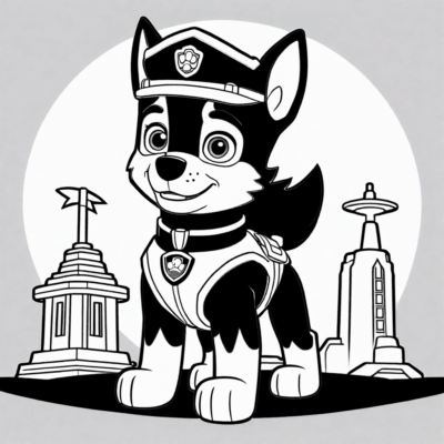 Skye Coloring Pages Paw Patrol