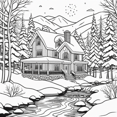 Winter Coloring Pages for Printing