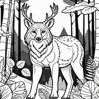 Forest Animal Coloring Pages
