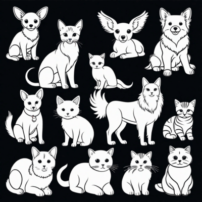 Coloring Pages: Pets