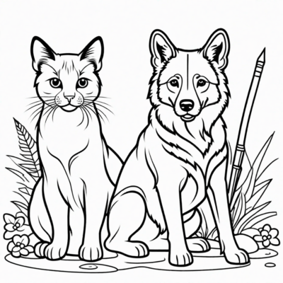Coloring Books: Pets