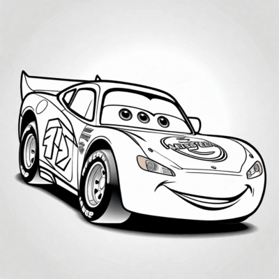 Lightning McQueen Coloring Pages