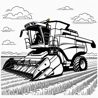 Combine Coloring Page for Print