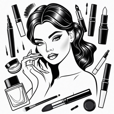 Beauty Coloring Book