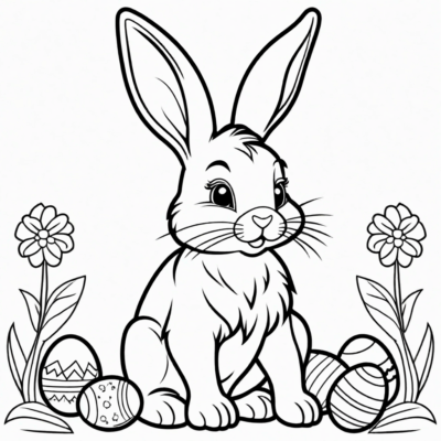 Easter Bunny Coloring Pages